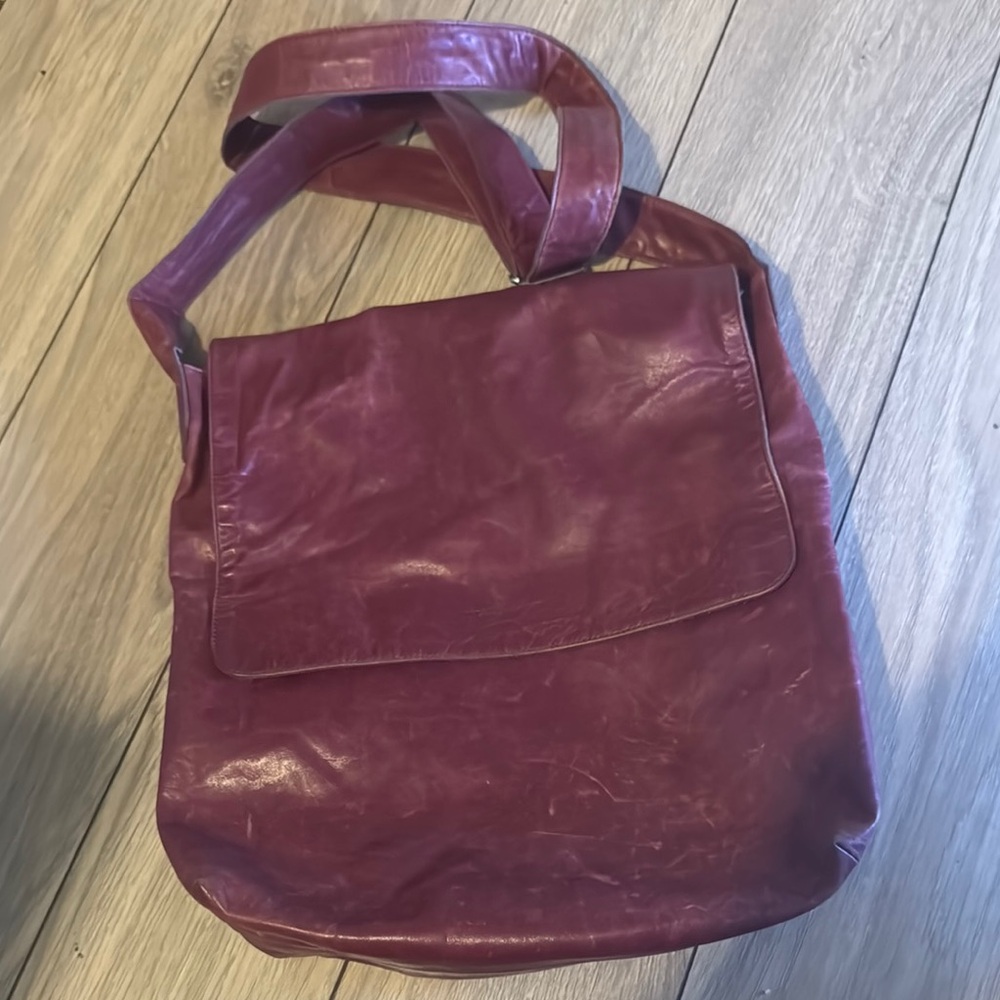 RudsakBurgundy Leather crossbody Bag